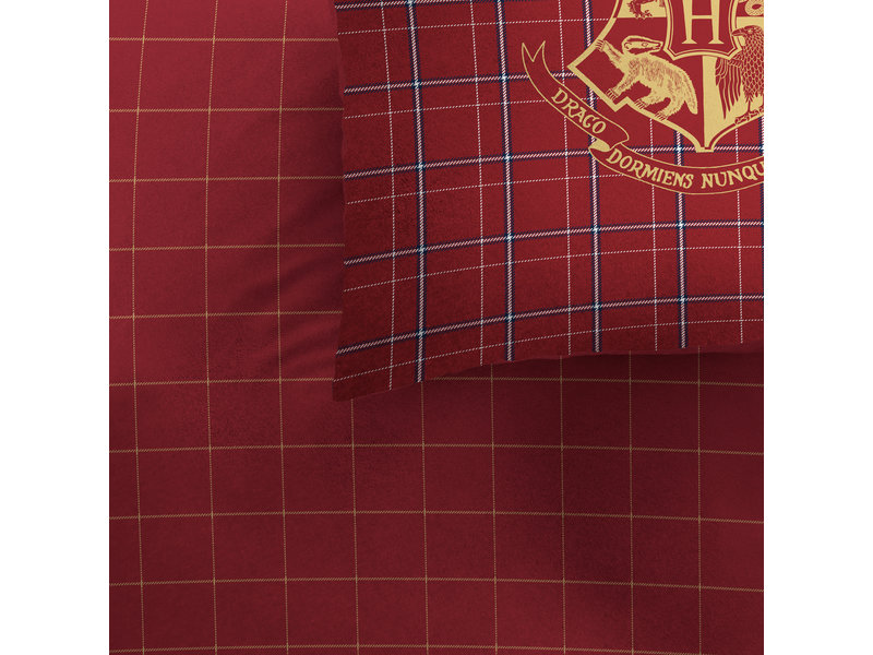 Harry Potter Duvet cover Tartan - Single - 140 x 200 cm - Cotton