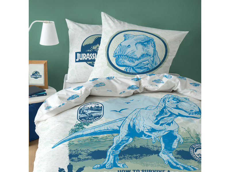 Jurassic World Housse de couette Encounter - Seul - 140 x 200 cm - Coton