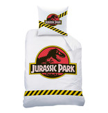 Jurassic Park Bettbezug Warning - Single - 140 x 200 cm - Baumwolle