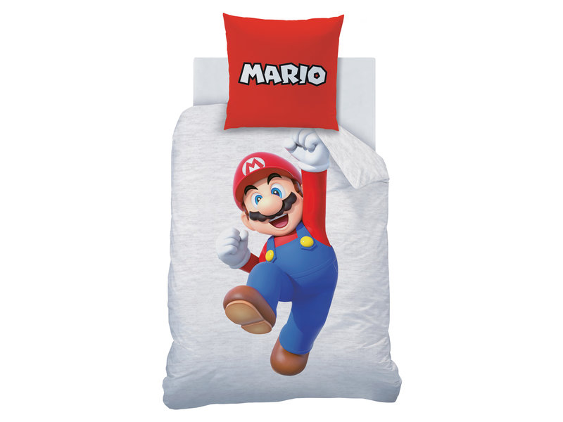 Super Mario Bettbezug Figuren - Single - 140 x 200 cm - Baumwolle