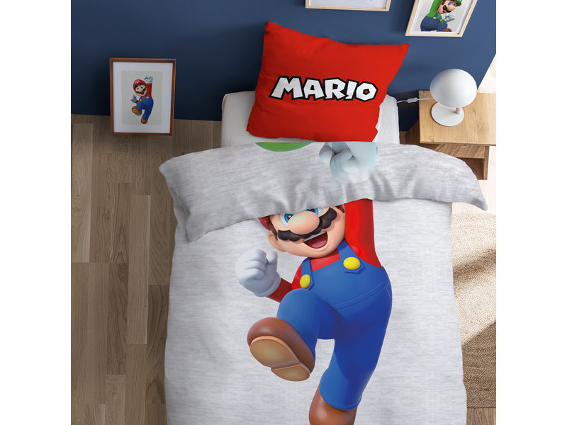 Super Mario Housse de couette Figures - Seul - 140 x 200 cm - Coton