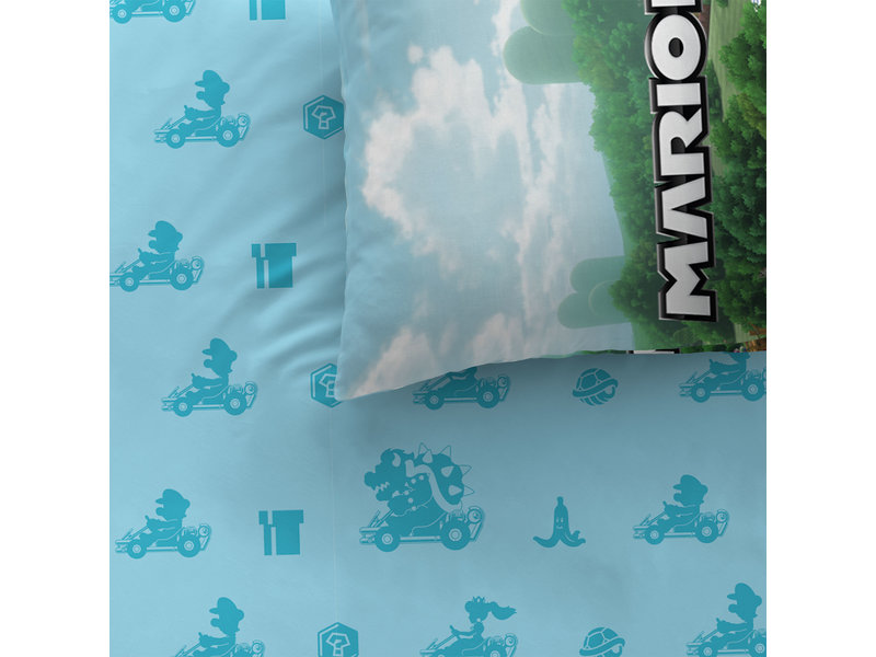 Super Mario Duvet cover Upsidedown - Single - 140 x 200 cm - Cotton