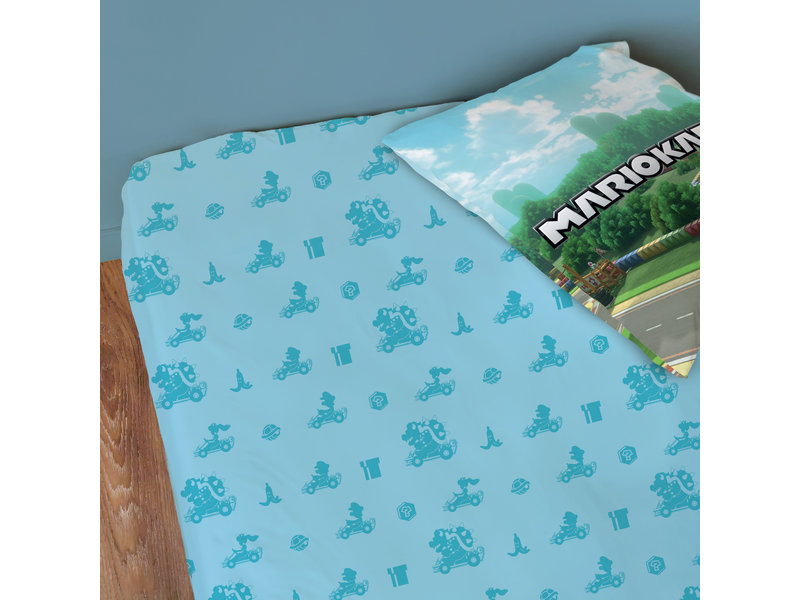 Super Mario Drap housse, Upsidedown - Seul - 90 x 190/200 cm - Coton