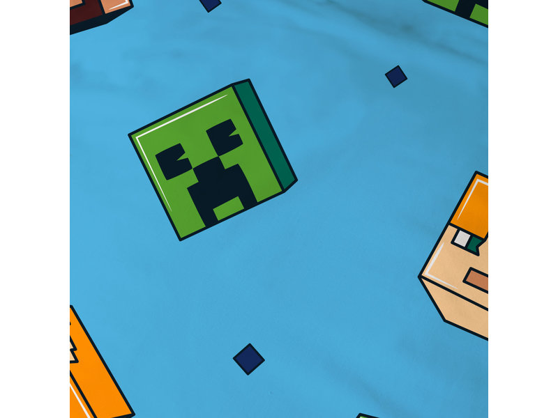 Minecraft Bettbezug Update – Einzelbett – 140 x 200 cm – Baumwolle