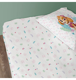 PAW Patrol Spannbettlaken, Paradies - Einzelbett - 90 x 190/200 cm - Baumwolle