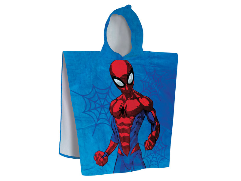 Spider-Man Poncho / Badcape Hero - 60 x 120 cm - Katoen