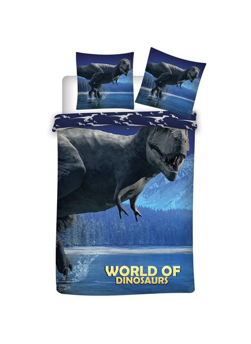 Dinosaurus Duvet cover T-Rex 140 x 200 + 63 x 63 Polyester