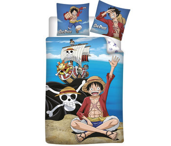 One Piece Housse de couette Going Merry 140 x 200 + 65 x 65 Coton