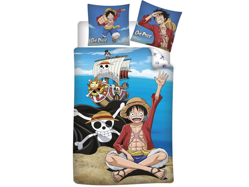 One Piece Dekbedovertrek Going Merry - Eenpersoons - 140  x 200 cm - Katoen