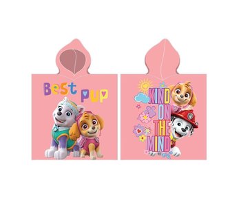 PAW Patrol Poncho Best Pup 60 x 120 cm - Baumwolle