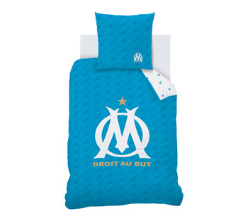 Olympique Marseille Housse de couette Droit au But 140 x 200 Coton