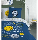 Smiley World Housse de couette Scribble - Simple - 140 x 200 cm - Coton