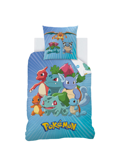 Pokémon Duvet cover Starter Evolution 140 x 200 cm Cotton