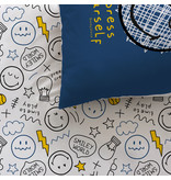 Smiley World Duvet cover Scribble - Single - 140 x 200 cm - Cotton