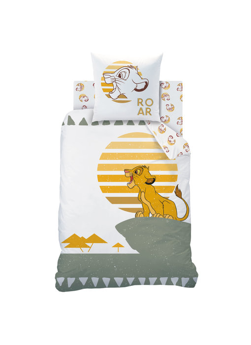 Disney The Lion King Housse de couette Prince 140 x 200 + 63 x 63cm - 100% coton