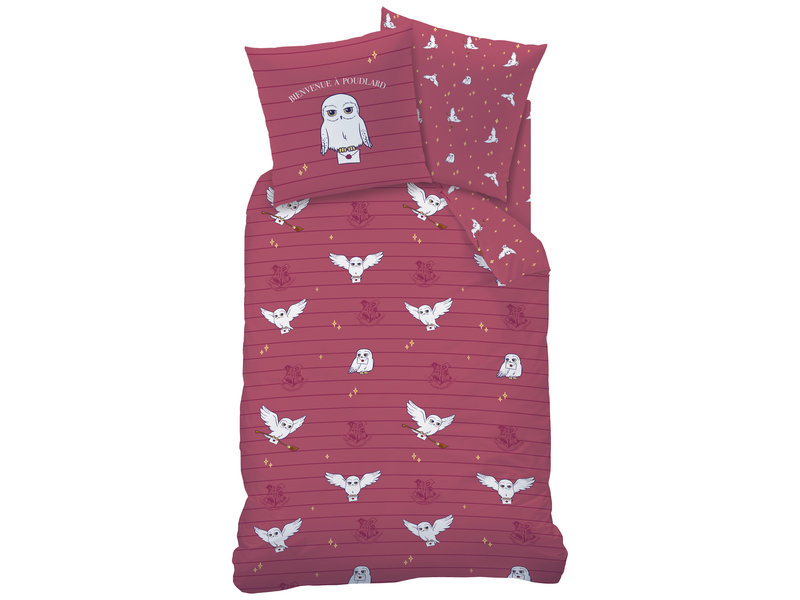 Harry Potter Duvet cover Hedwig - Single - 140 x 200 cm - Flannel