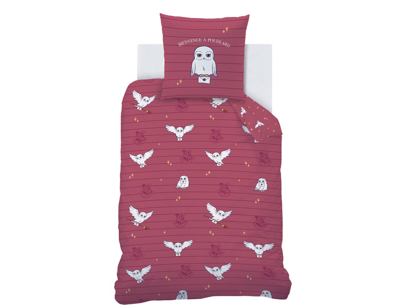 Harry Potter Duvet cover Hedwig - Single - 140 x 200 cm - Flannel