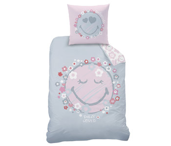 Smiley World Housse de couette Summer Fun 140 x 200 cm Coton