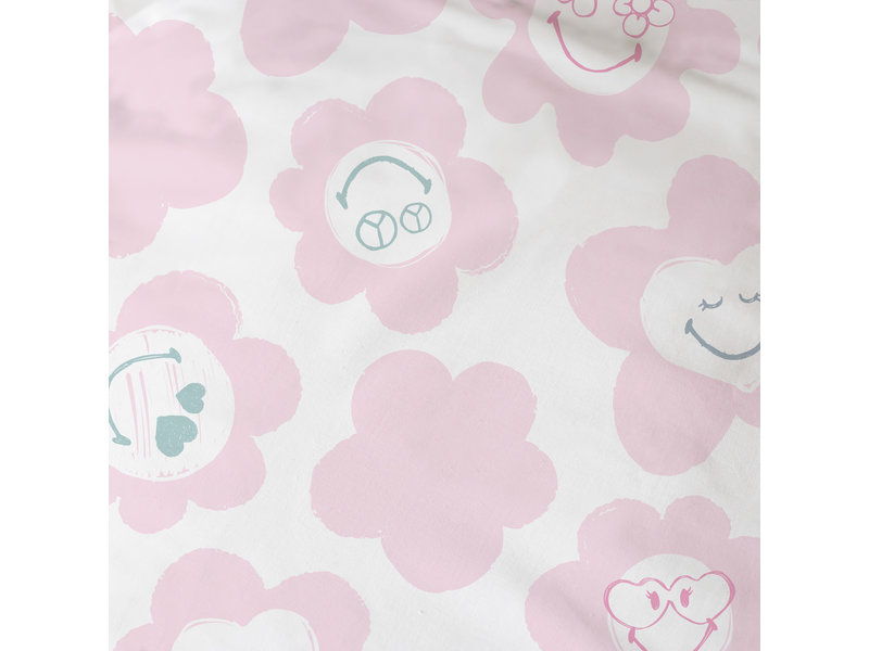 Smiley World Housse de couette Summer Fun - Simple - 140 x 200 cm - Coton