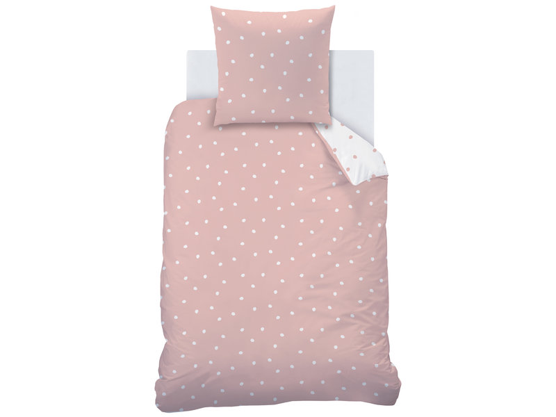 Matt & Rose Duvet cover Pink Spots - Single - 140 x 200 cm - Cotton