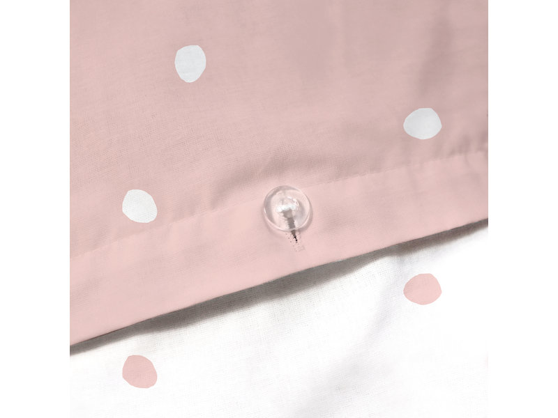Matt & Rose Duvet cover Pink Spots - Single - 140 x 200 cm - Cotton