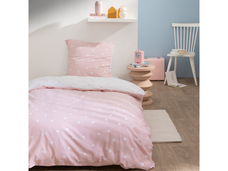 Matt & Rose Duvet cover Pink Spots - Single - 140 x 200 cm - Cotton