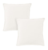 Matt & Rose Set Kissenbezüge Off White - 65 x 65 cm - 100% Leinen