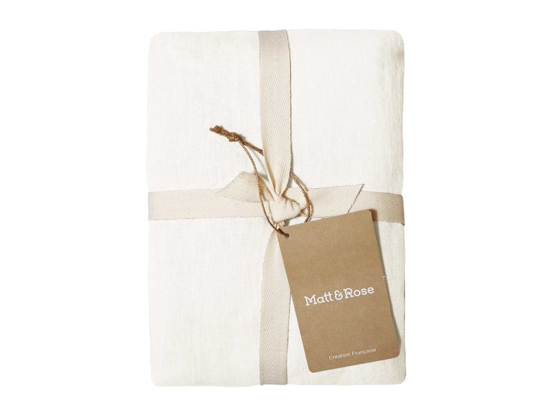 Matt & Rose Set Pillowcases Off White - 65 x 65 cm - 100% Linen