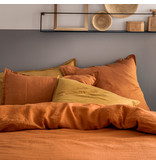 Matt & Rose Lot de Taies d'Oreiller Couleur Cuivre - 65 x 65 cm - 100% Lin