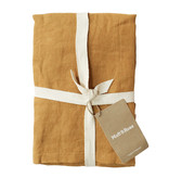 Matt & Rose Parure Taies d'Oreiller Caramel - 65 x 65 cm - 100% Lin