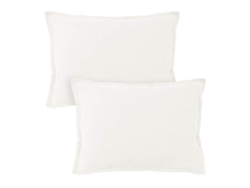 Matt & Rose Set Pillowcases Off White - 50 x 70 cm - 100% Linen