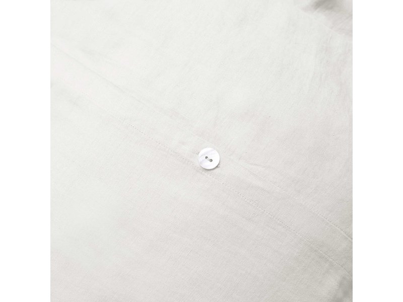 Matt & Rose Housse de couette Off White - Taille hôtel - 260 x 240 cm, sans taies d'oreiller - 100% Lin