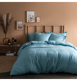 Matt & Rose Housse de couette Ice Blue - Taille hôtel - 260 x 240 cm, sans taies d'oreiller - 100% Lin