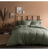 Matt & Rose Duvet cover Moss green - Lits Jumeaux - 240 x 220 cm, without pillowcases - 100% Linen