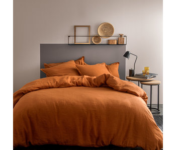 Matt & Rose Duvet cover Copper color 240 x 220 ZS Linen