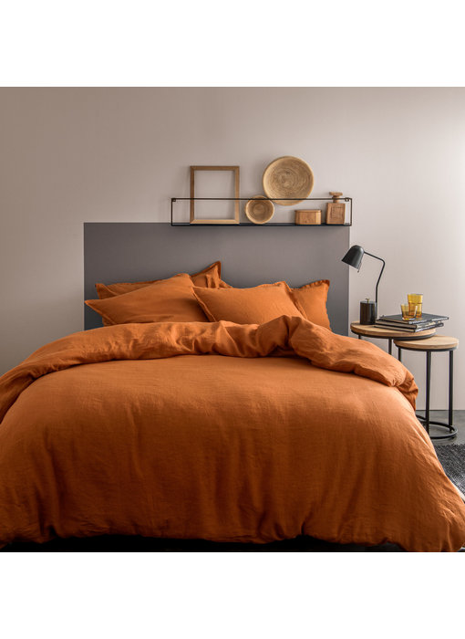 Matt & Rose Duvet cover Copper color 240 x 220 ZS Linen