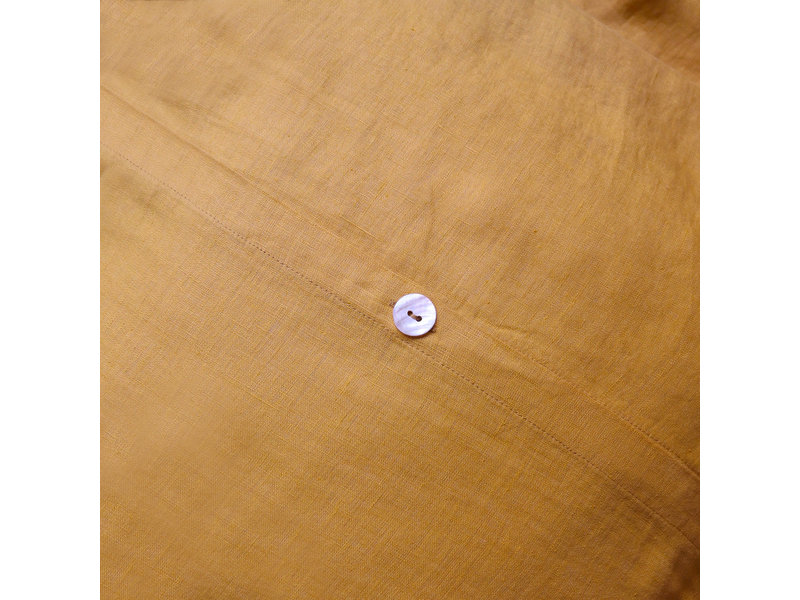 Matt & Rose Bettbezug Karamell - Lits Jumeaux - 240 x 220 cm, ohne Kissenbezüge - 100 % Leinen