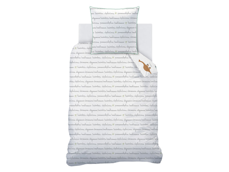 Matt & Rose Housse de couette Dino's - Simple - 140 x 200 cm - Coton