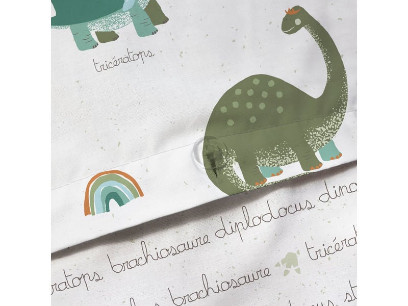 Matt & Rose Housse de couette Dino's - Simple - 140 x 200 cm - Coton