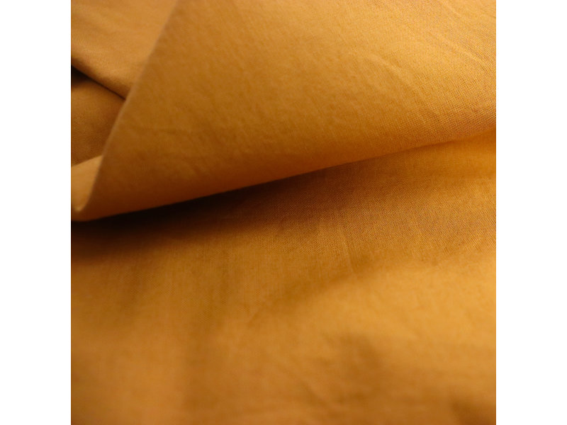 Matt & Rose Fitted sheet Caramel - Single - 90 x 190/200 cm - Washed Cotton