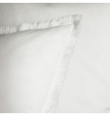 Matt & Rose Set Taies d'Oreiller Blanc - 50 x 70 cm - Coton Lavé
