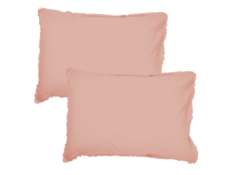 Matt & Rose Set Pillowcases Nude - 50 x 70 cm - Washed Cotton