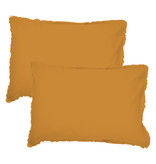 Matt & Rose Set Pillowcases Caramel - 50 x 70 cm - Washed Cotton