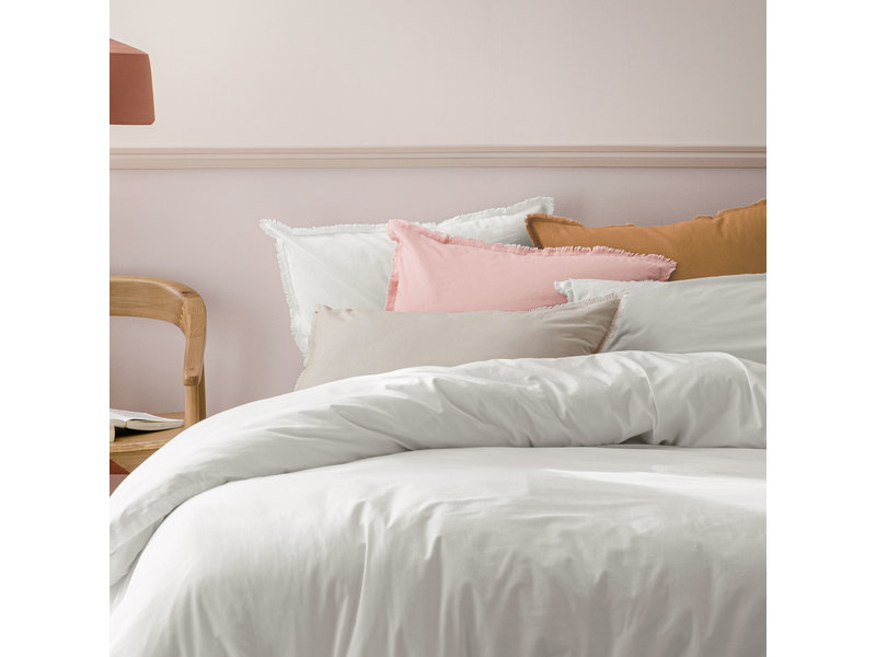 Matt & Rose Housse de couette Blanc - Lits Jumeaux - 240 x 220 cm, sans taies d'oreiller - Coton