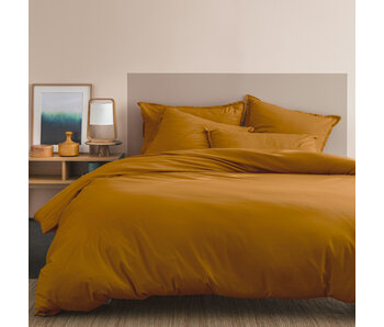 Matt & Rose Duvet cover Caramel 240 x 220 ZS Washed Cotton