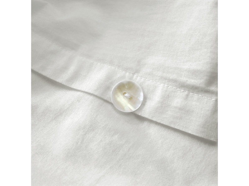 Matt & Rose Bettbezug Weiß - Doppelbett - 200 x 200 cm, ohne Kissenbezüge - Baumwolle