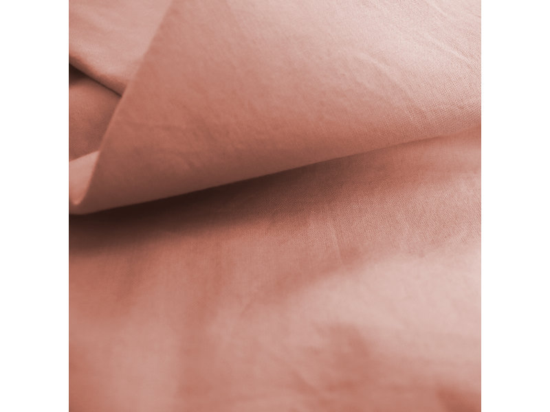 Matt & Rose Fitted sheet Nude - Double - 160 x 190/200 cm - Washed Cotton