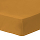 Fitted sheet Caramel 160 x 190/200 cm - Washed Cotton