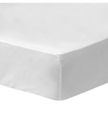 Matt & Rose Fitted sheet White - Double - 140 x 190/200 cm - Washed Cotton