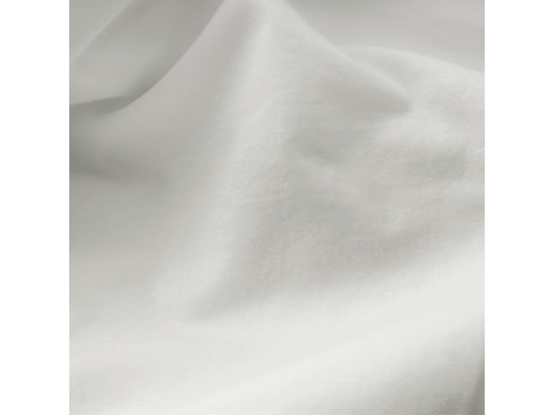 Matt & Rose Drap housse Blanc - Double - 140 x 190/200 cm - Coton lavé